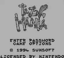 Image n° 4 - screenshots  : Taz-Mania